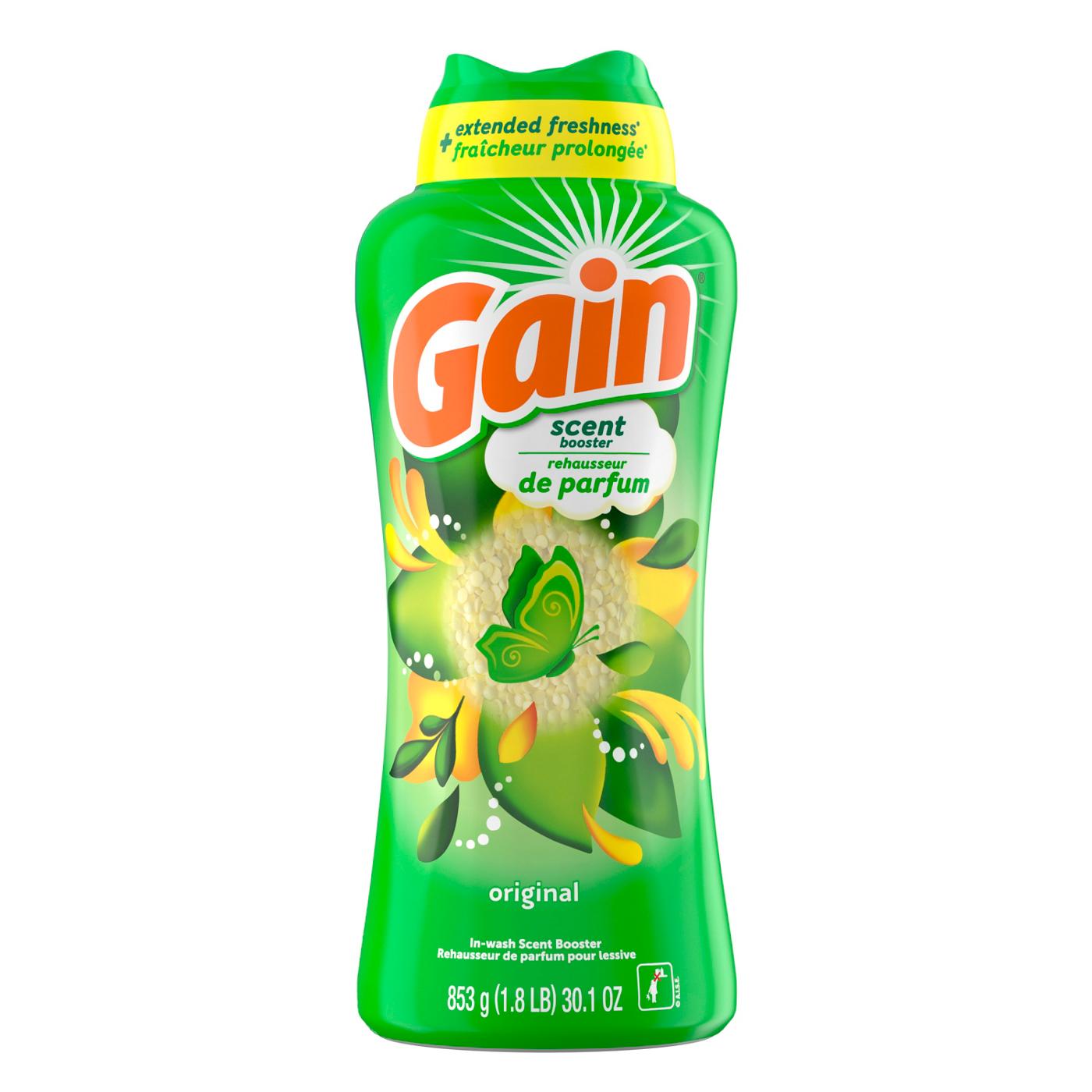 Gain In-Wash Laundry Scent Booster Beads Fresh Extender + Odor Protection - Original Scent; image 4 of 10