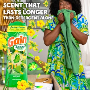 Gain In-Wash Laundry Scent Booster Beads Fresh Extender + Odor Protection - Original Scent, 30.1 oz