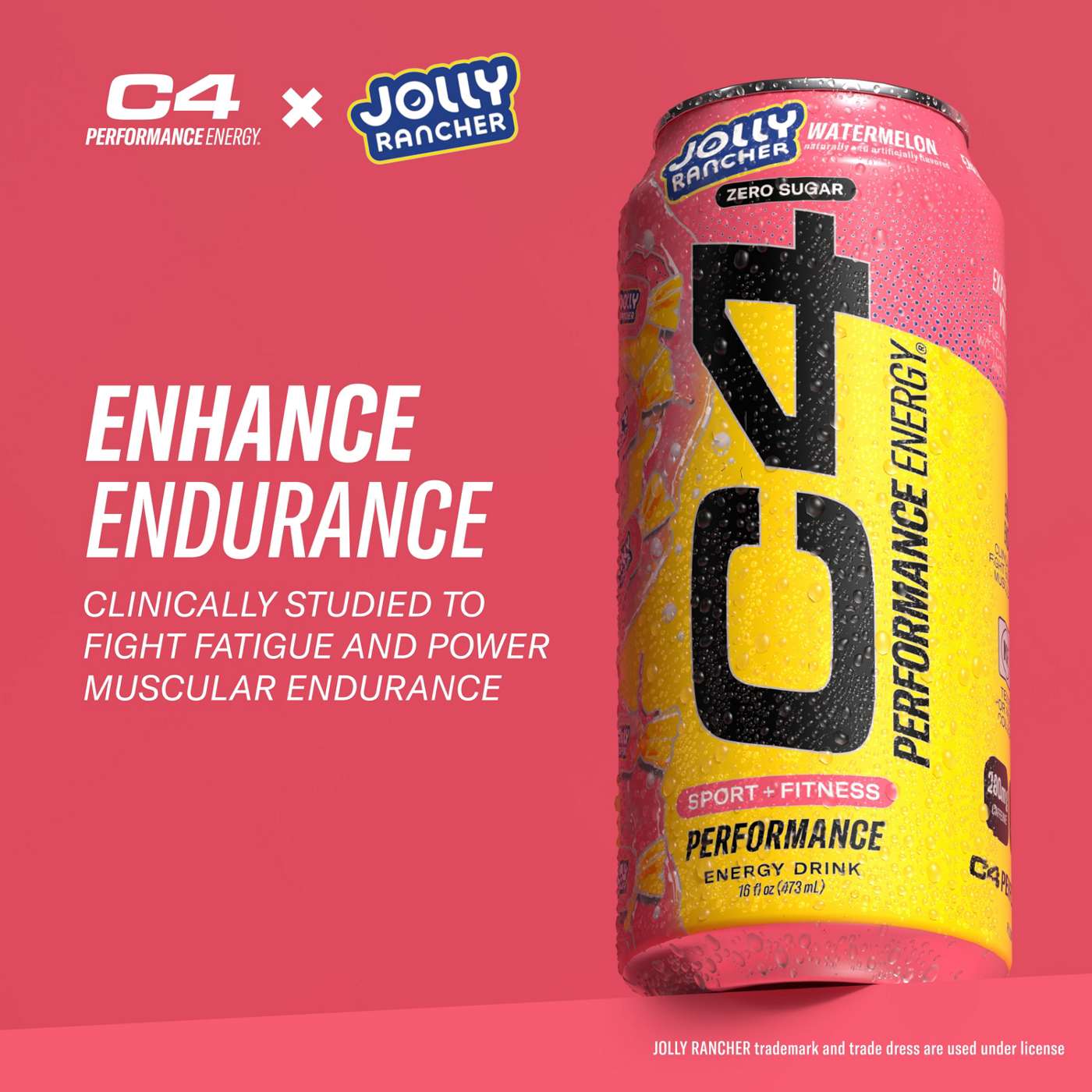 C4 Performance Zero Sugar Energy Drink - Jolly Rancher Watermelon ...