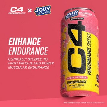 C4 Performance Zero Sugar Energy Drink - Jolly Rancher Watermelon