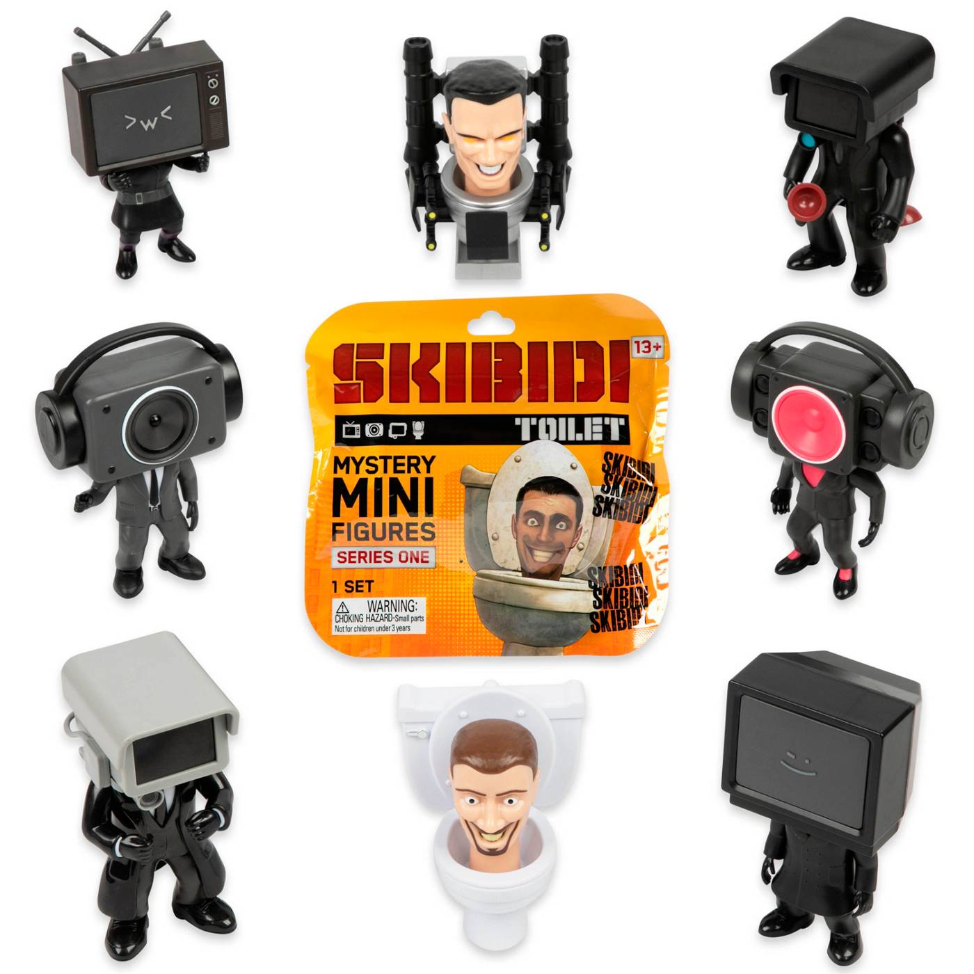 Bonkers Skibidi Toilet Mystery Mini Figures - Series 1; image 2 of 4