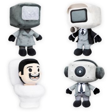 Skibibi Toliet Mystery Plush - Series 1, 11"