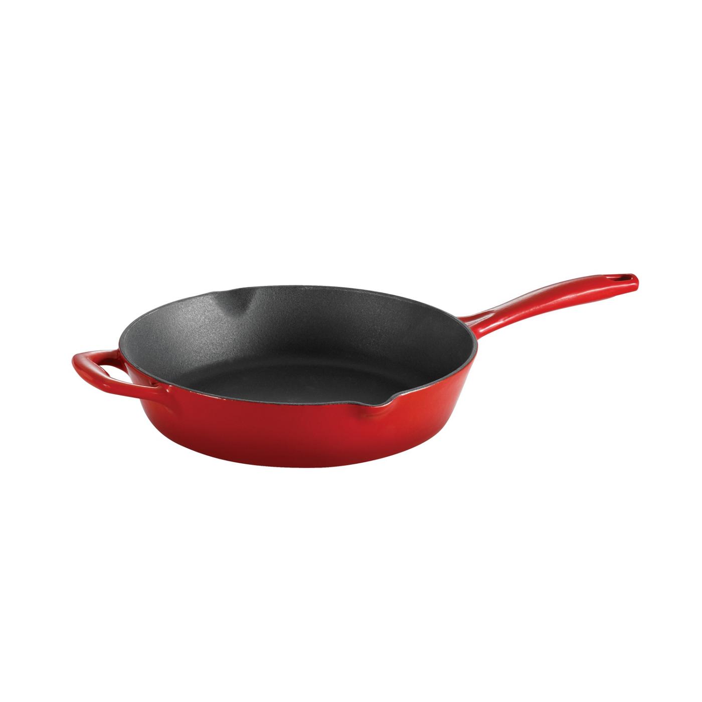 Tramontina Enameled Cast-Iron Series 1000 Skillet - Gradated Red; image 1 of 10