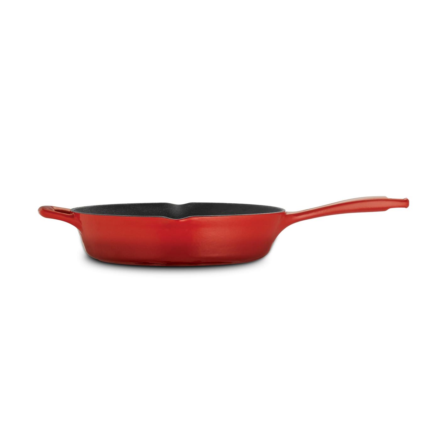 Tramontina Enameled Cast-Iron Series 1000 Skillet - Gradated Red; image 10 of 10