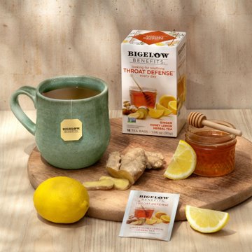 Bigelow Throat Defense Ginger Honey Lemon