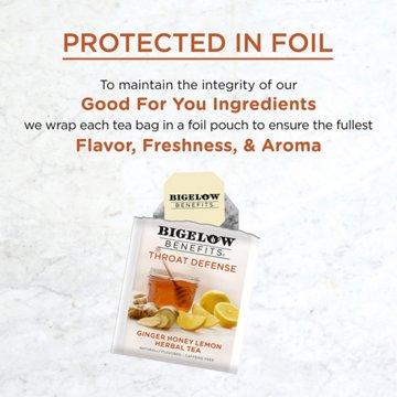 Bigelow Throat Defense Ginger Honey Lemon