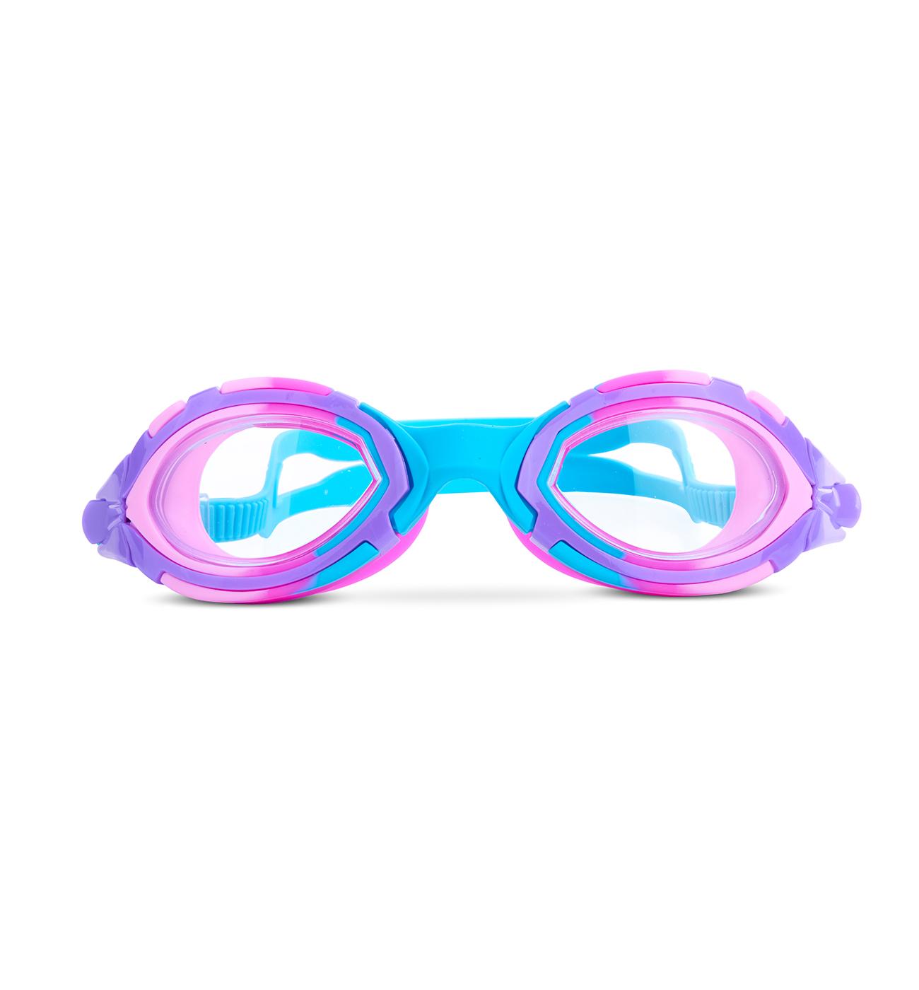 Aqua2ude Aviatress Kids Swim Goggle - Teal & Purple; image 1 of 2