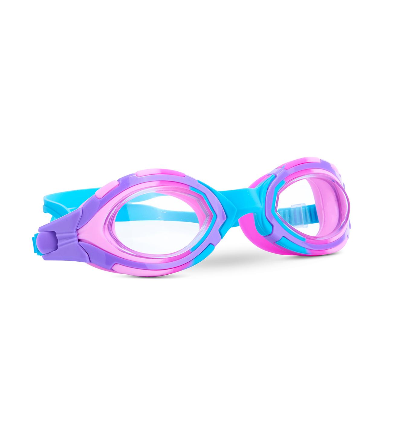 Aqua2ude Aviatress Kids Swim Goggle - Teal & Purple; image 2 of 2