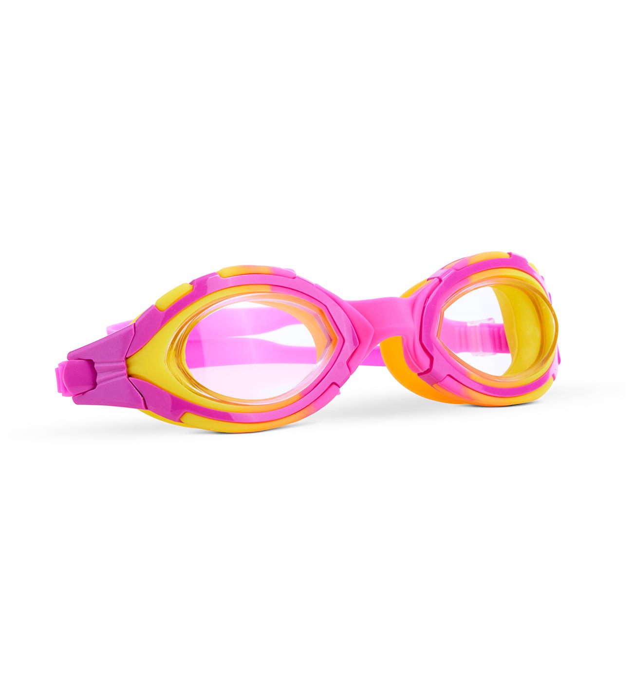 Aqua2ude Aviatress Kids Swim Goggle - Pink & Orange; image 2 of 2