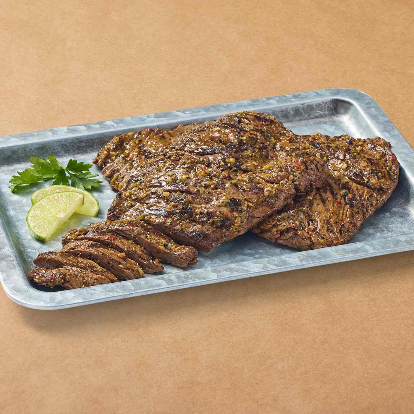 H-E-B Meat Market Marinated Butterflied Beef Sirloin Skirt Steak – Chipotle Lime; image 2 of 2