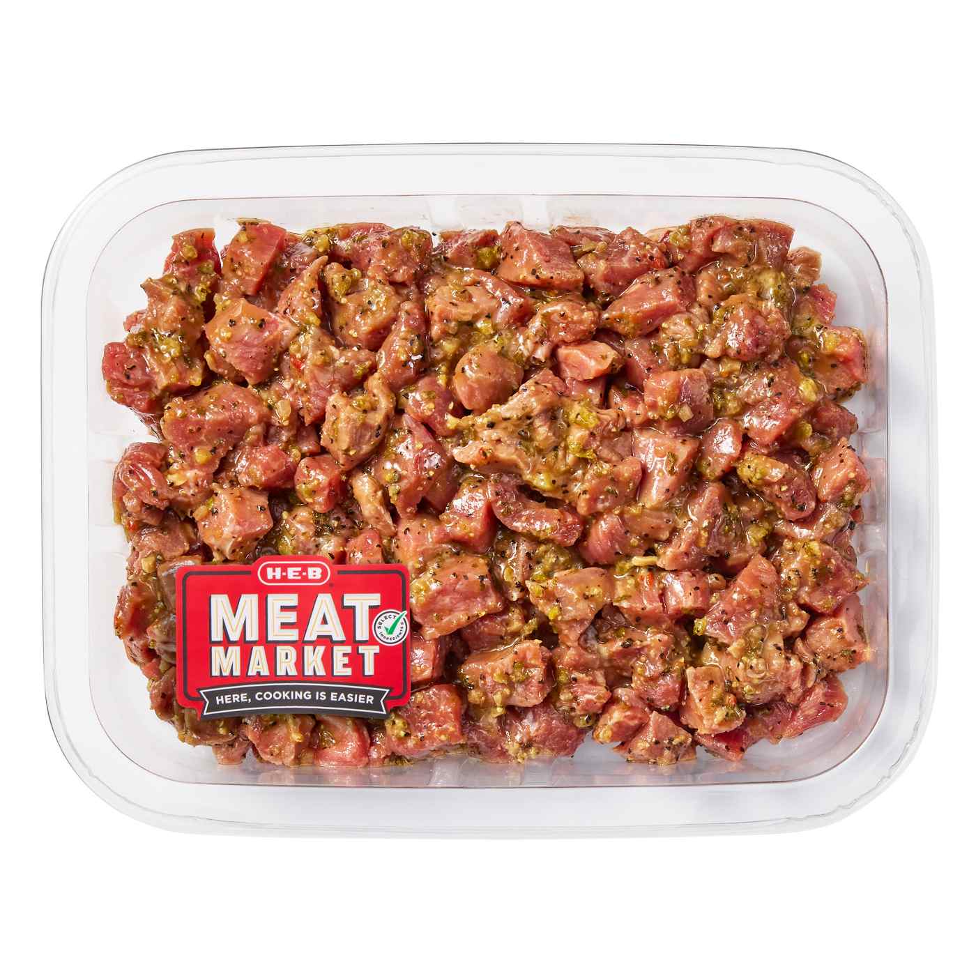 H-E-B Meat Market Marinated Diced Beef – Chipotle Lime; image 1 of 2