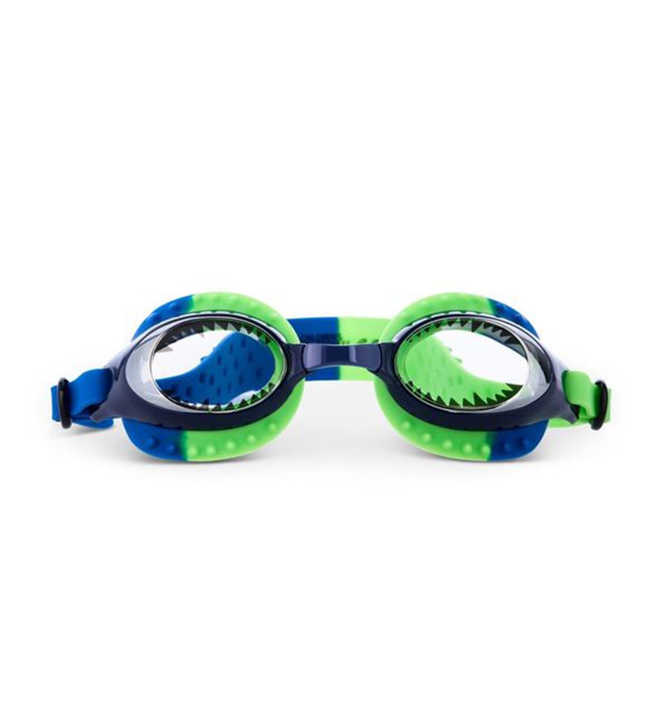 Aqua2ude Dinosaur Kids Swim Goggle - Blue & Green; image 1 of 2