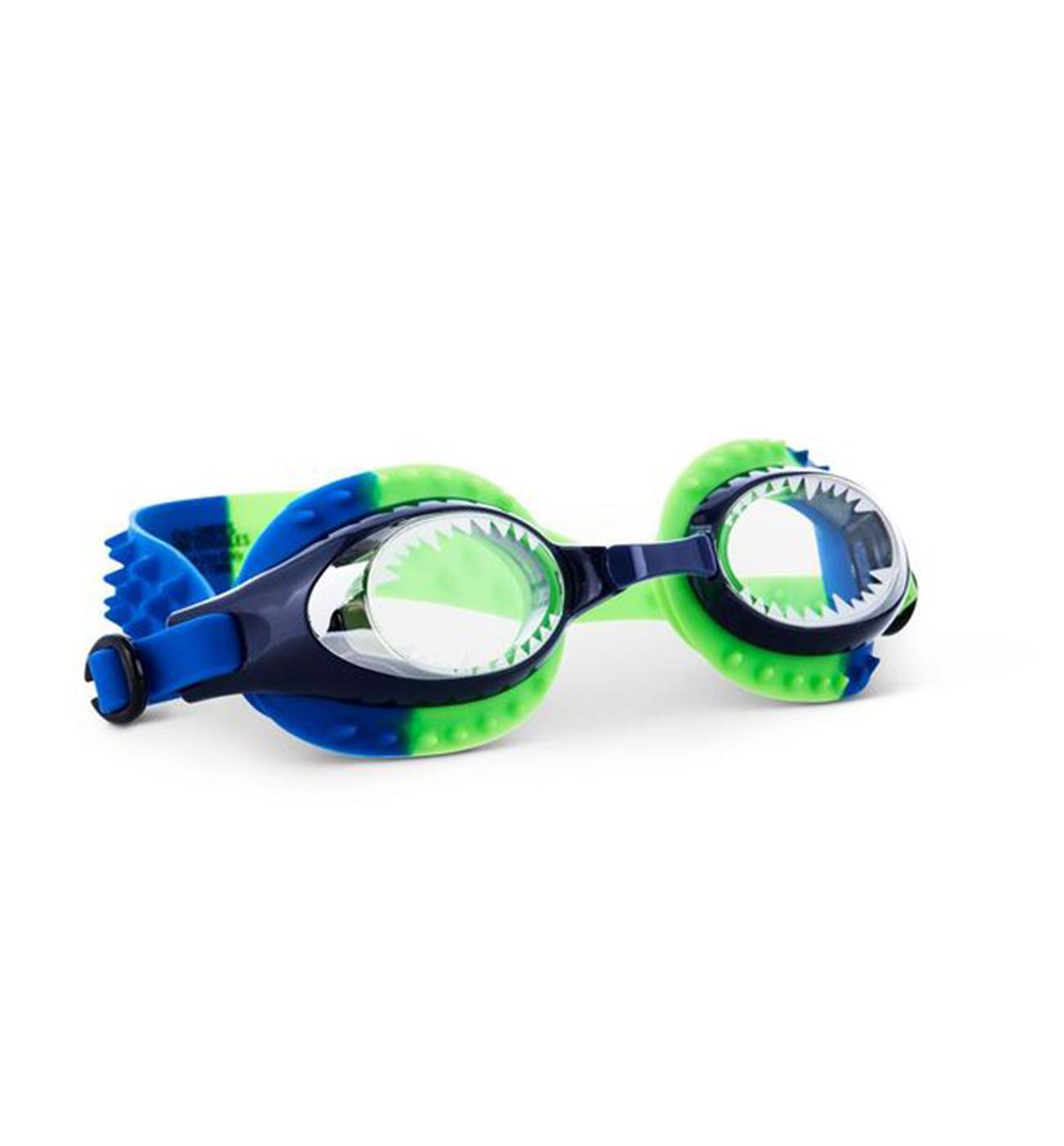 Aqua2ude Dinosaur Kids Swim Goggle - Blue & Green; image 2 of 2