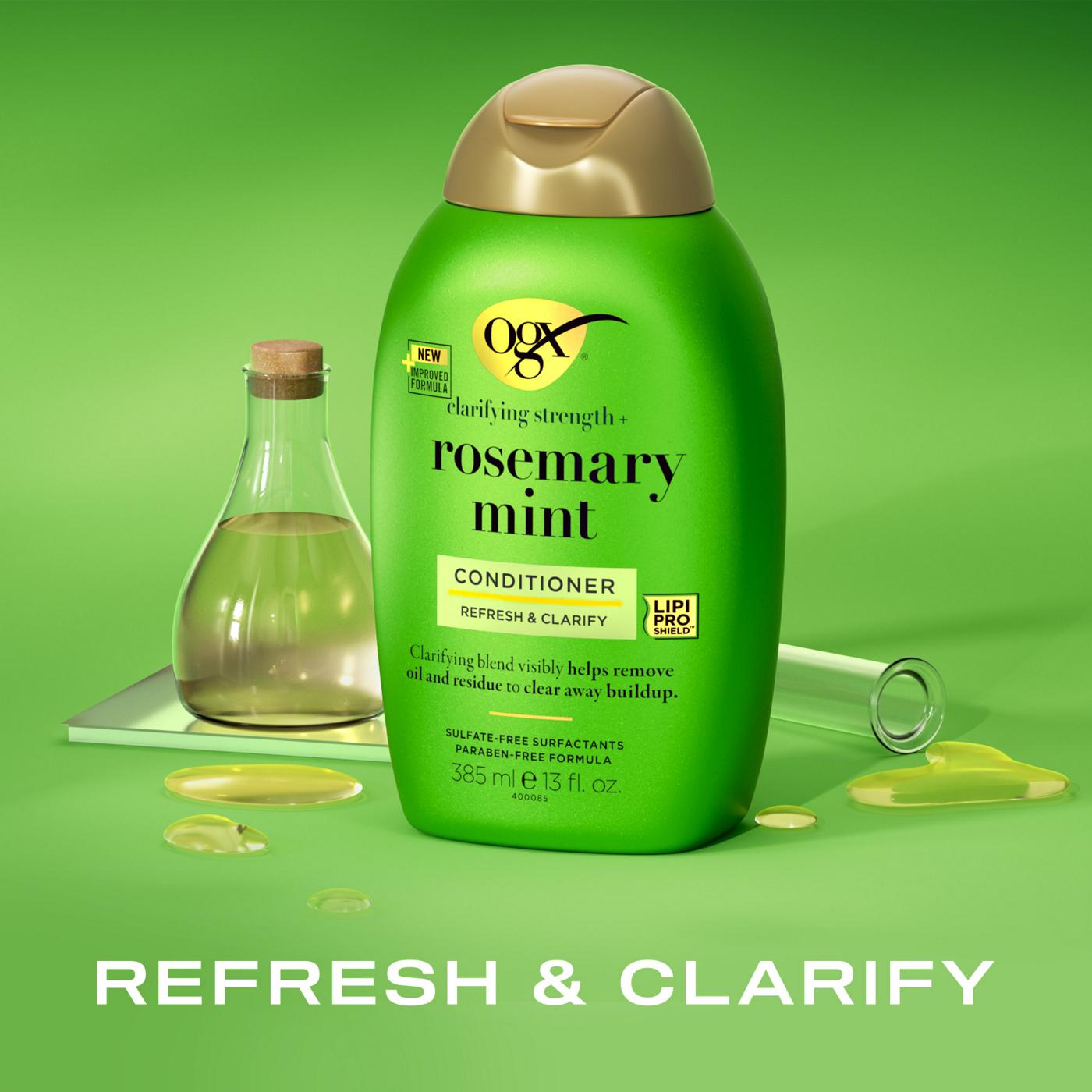 OGX Clarifying Strength + Rosemary Mint Conditioner; image 6 of 8