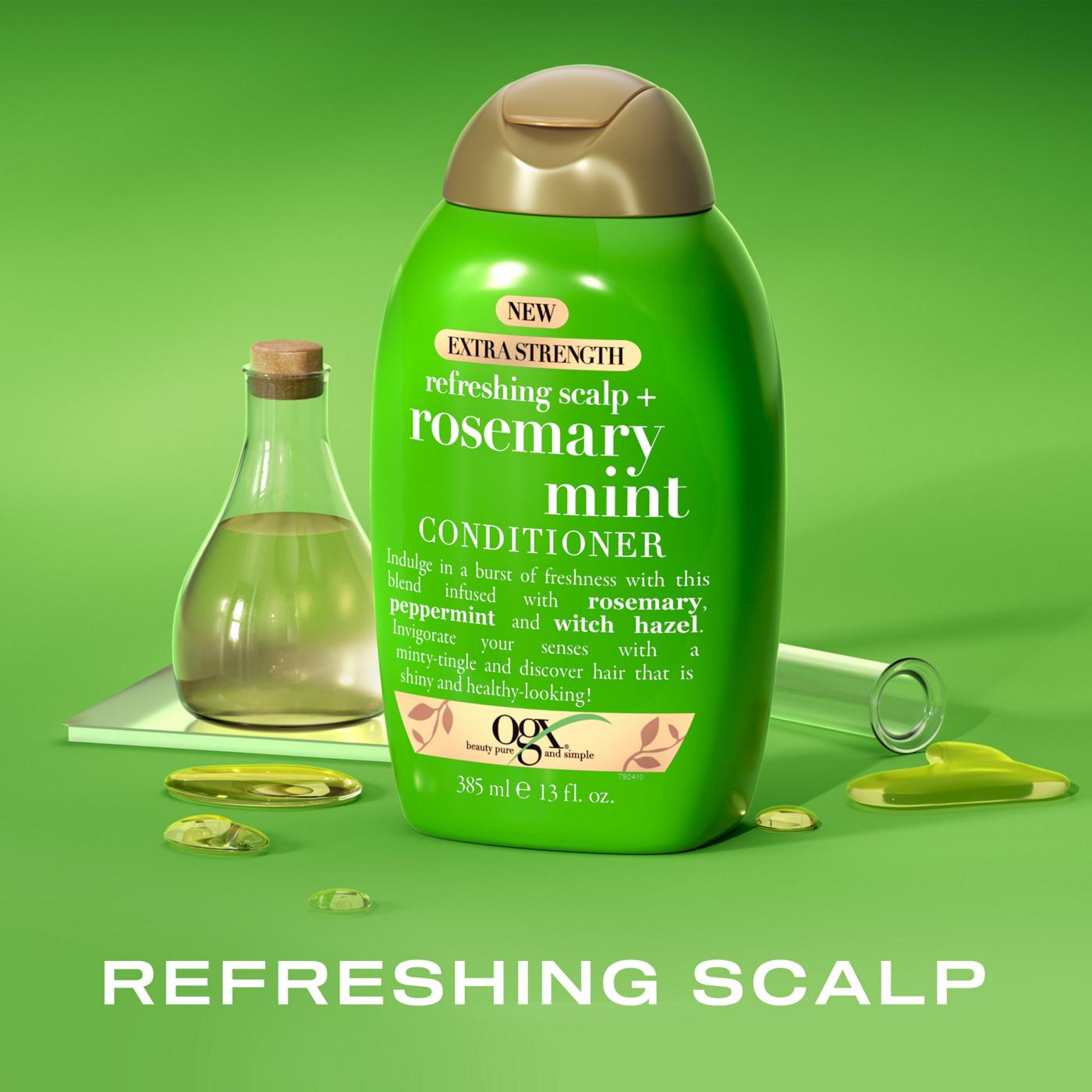 OGX Extra Strength + Rosemary Mint Conditioner; image 3 of 8