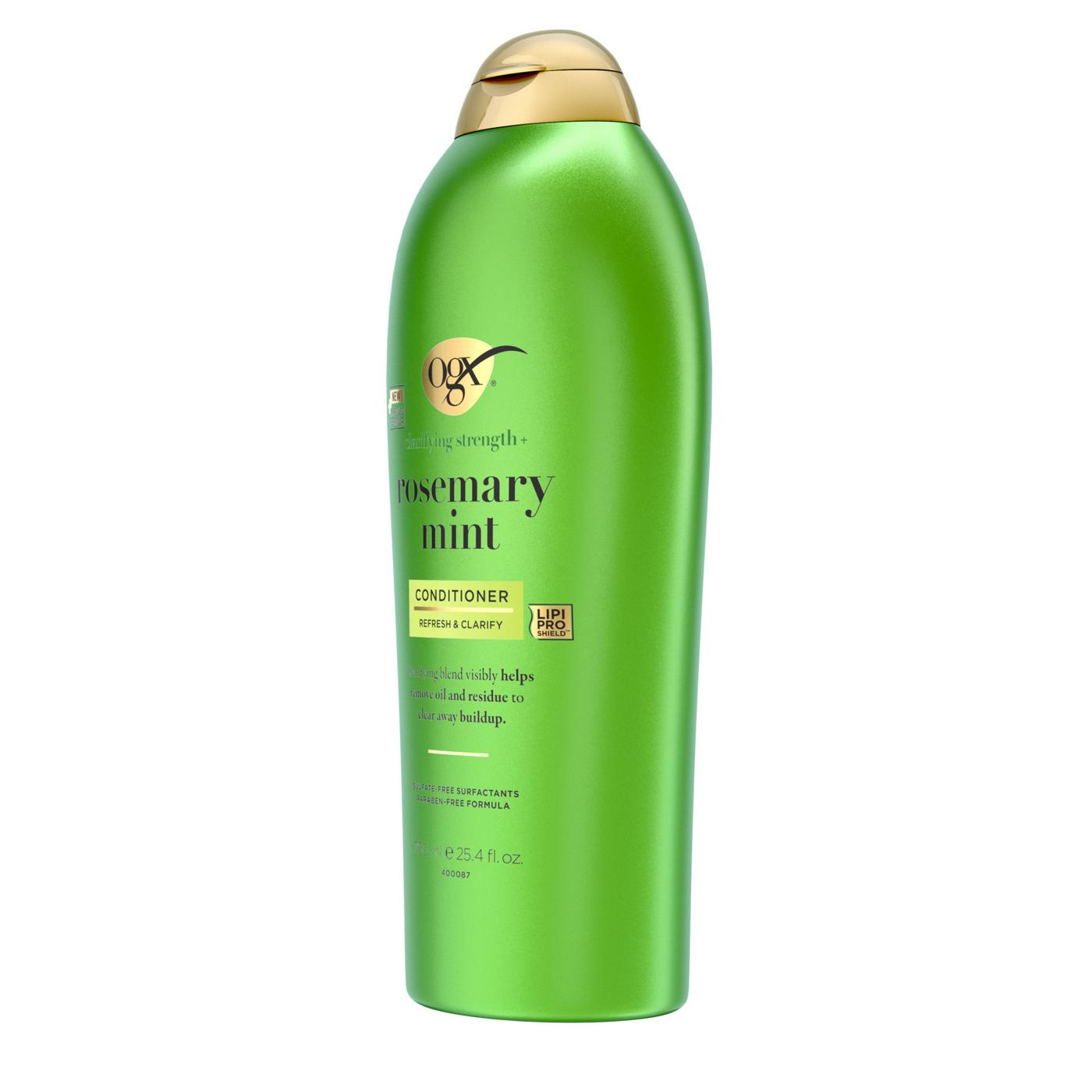 OGX Clarifying Strength + Rosemary Mint Conditioner; image 2 of 6