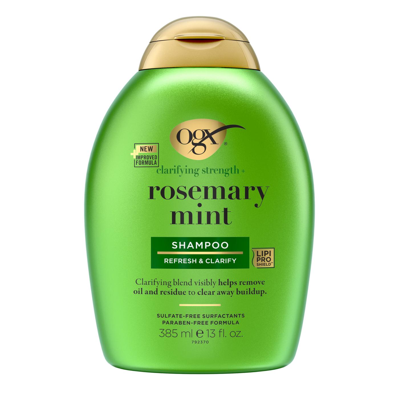 OGX Clarifying Strength + Rosemary Mint Shampoo; image 1 of 8