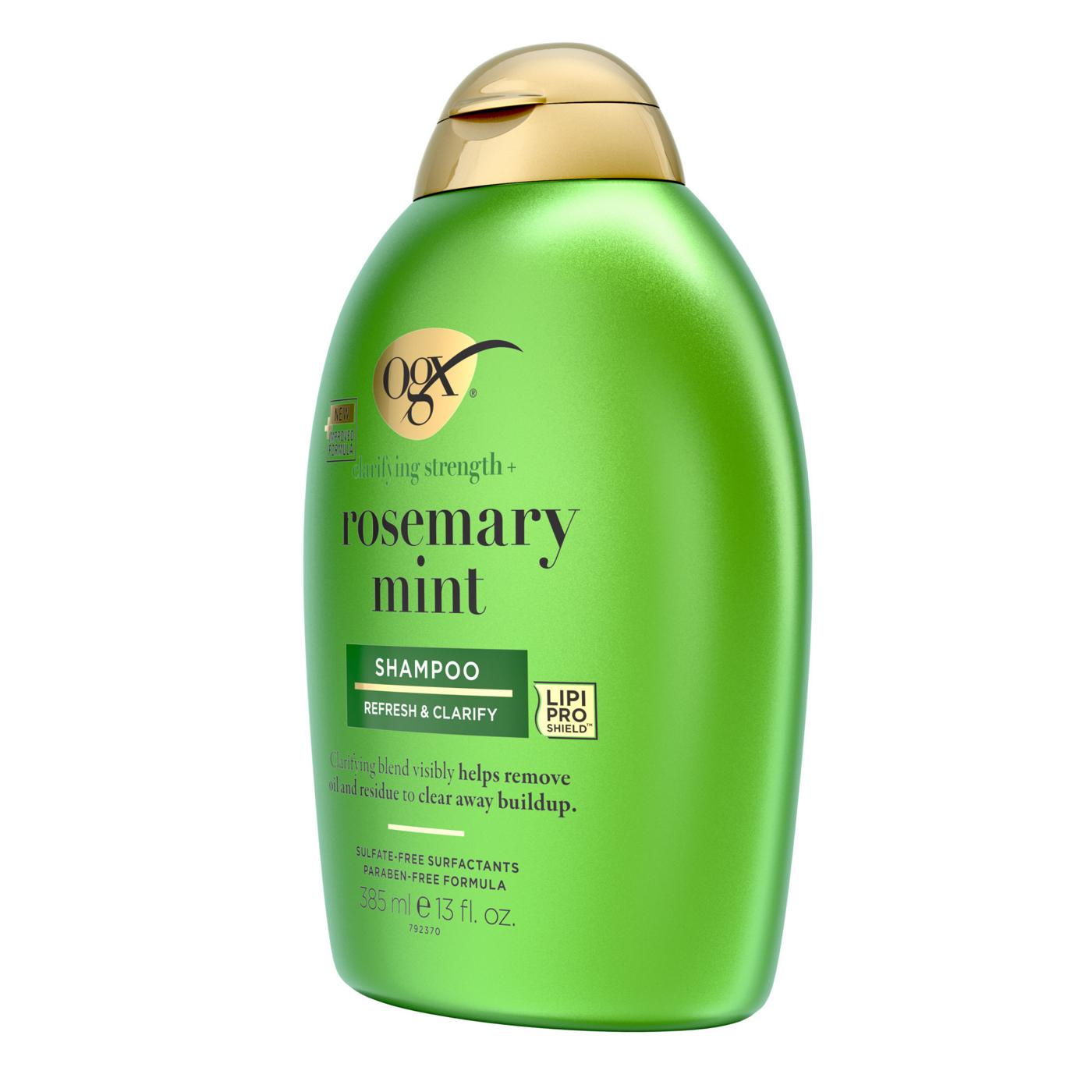 OGX Clarifying Strength + Rosemary Mint Shampoo; image 6 of 8