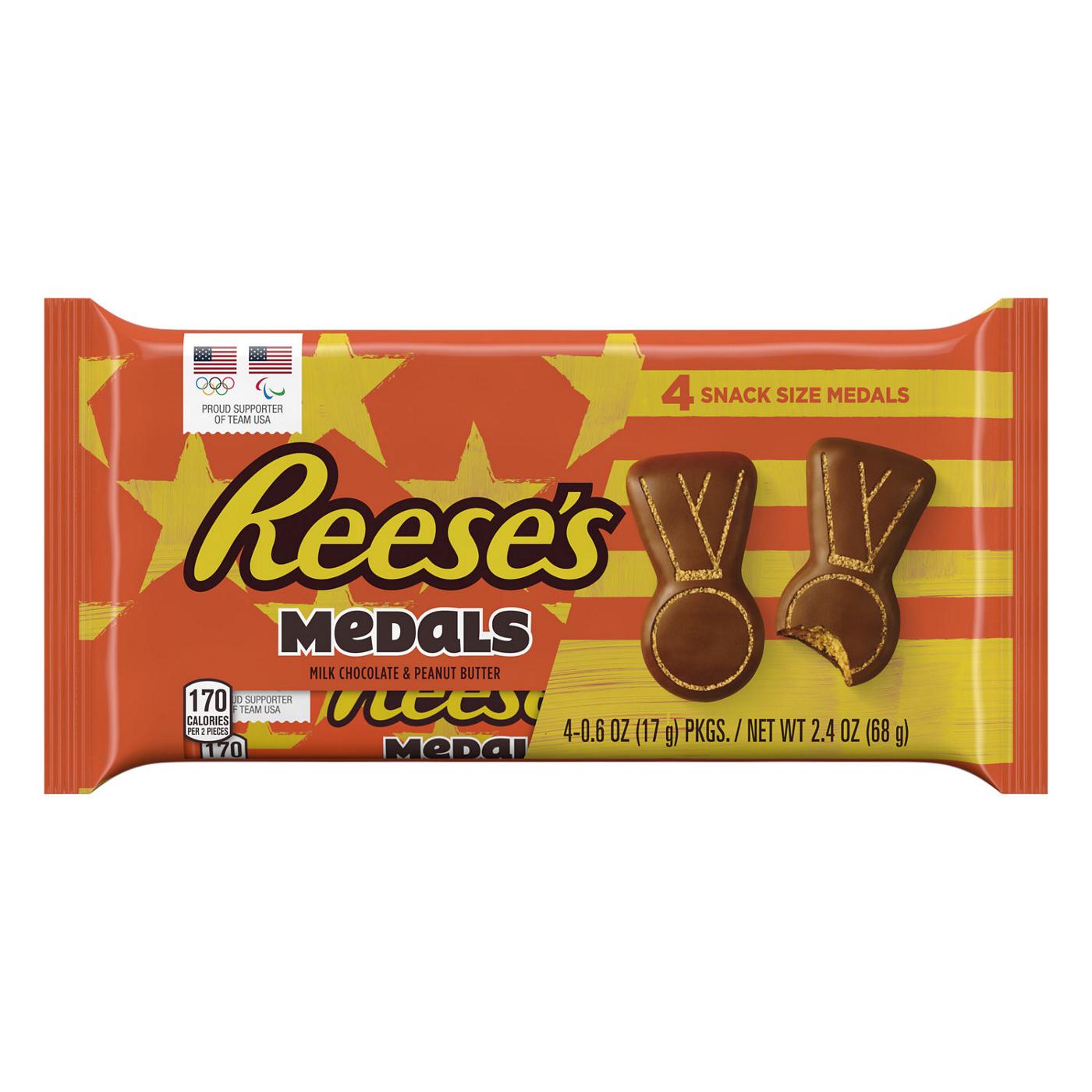 Reese's Medals Peanut Butter Snack Size Candy, 4 pk; image 1 of 2