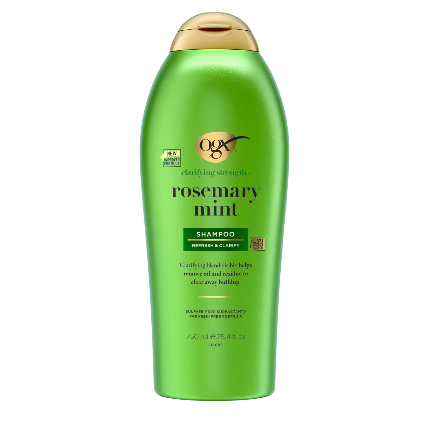 OGX Clarifying Strength + Rosemary Mint Shampoo; image 1 of 8