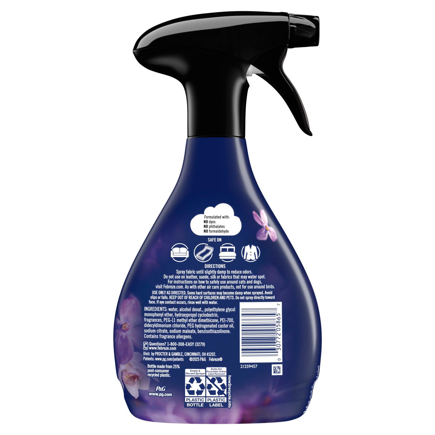 Febreze Fabric Spray Air Freshener Odor-Fighting Fabric Refresher - Downy Calm Scent; image 10 of 10