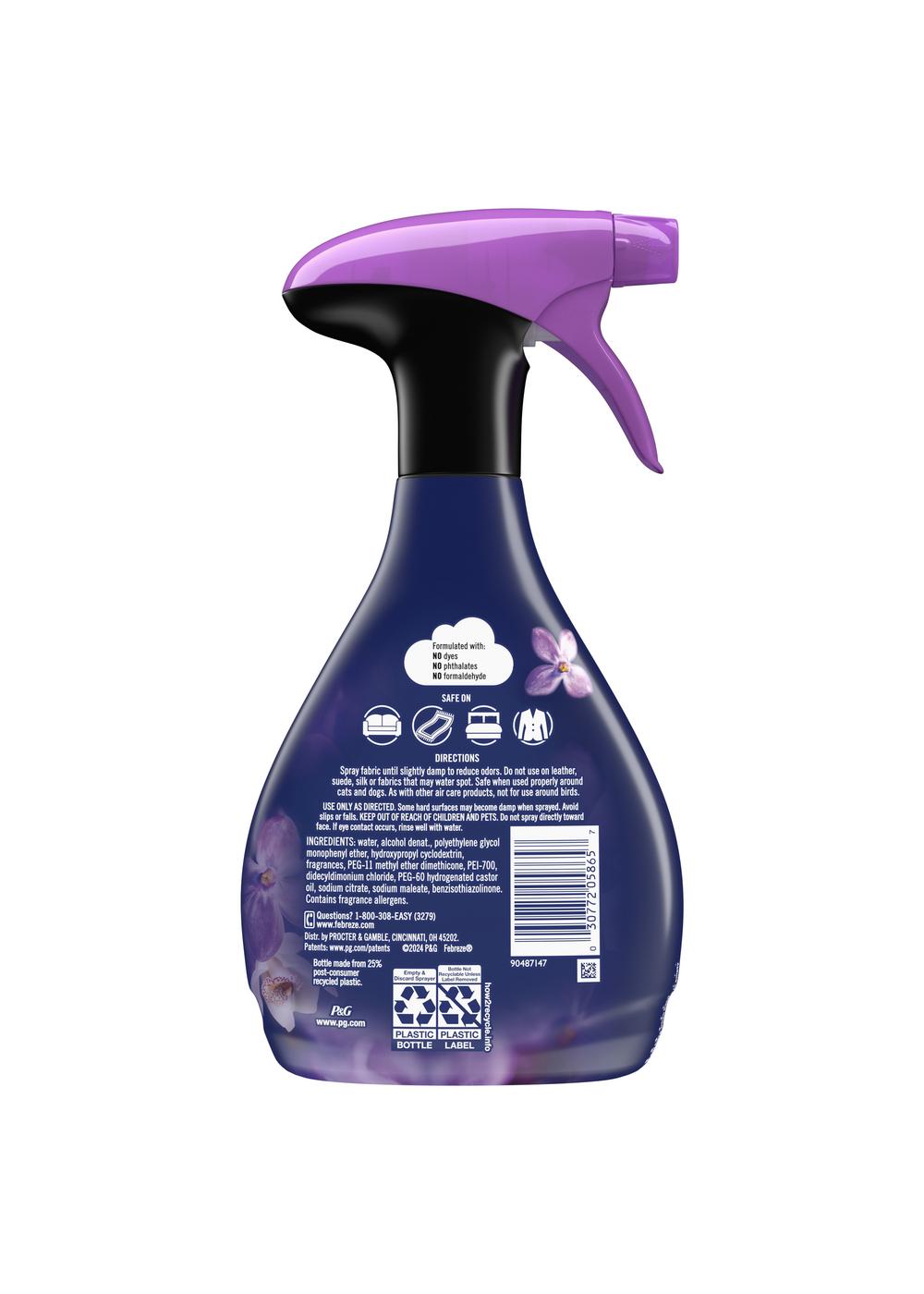 Febreze Fabric Spray Air Freshener Odor-Fighting Fabric Refresher - Downy Calm Scent; image 2 of 10