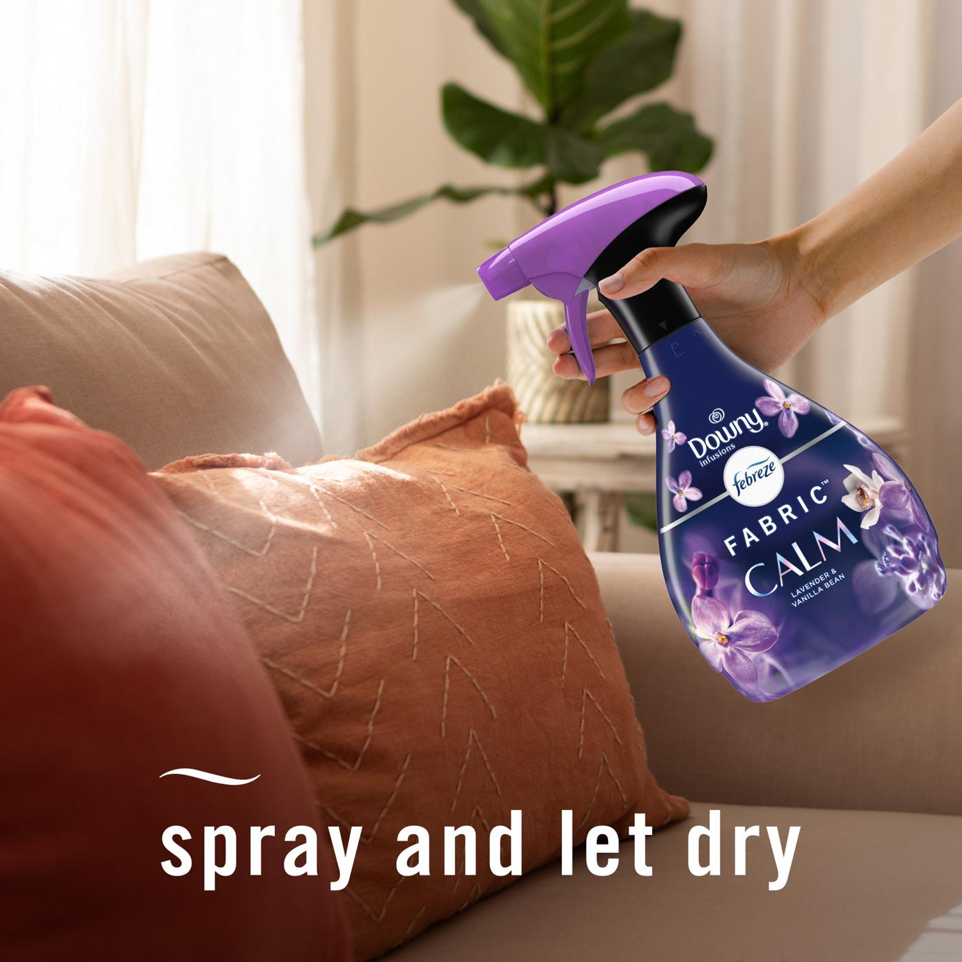 Febreze Fabric Spray Air Freshener Odor-Fighting Fabric Refresher - Downy Calm Scent; image 9 of 10