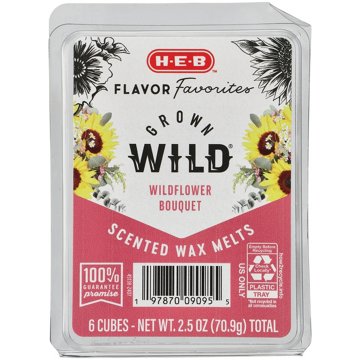 H-E-B Flavor Favorites Blooms Grown Wild - Wildflower Bouquet Scented Wax Melts, 2.5 oz