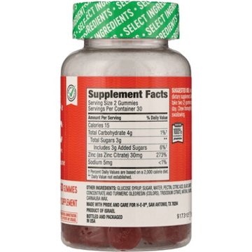 H-E-B Zinc Immune Support 30mg Tablets