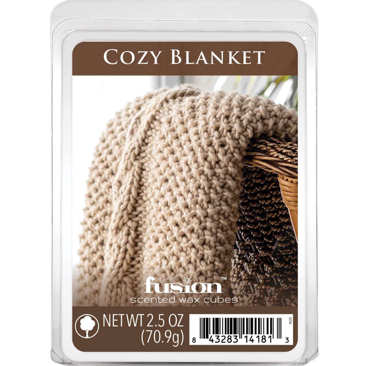 Fusion Cozy Blanket Scented Wax Melt Cubes; image 1 of 2