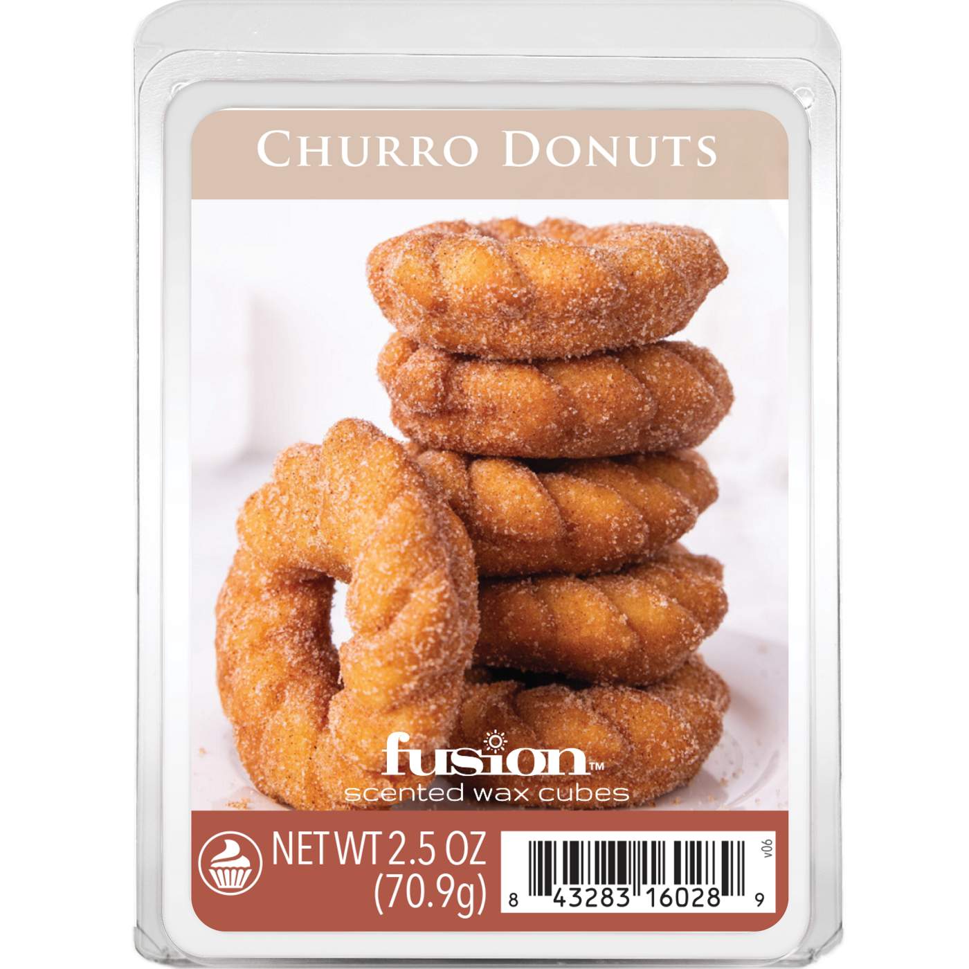 Fusion Churro Donut Scented Wax Melt Cubes; image 1 of 2