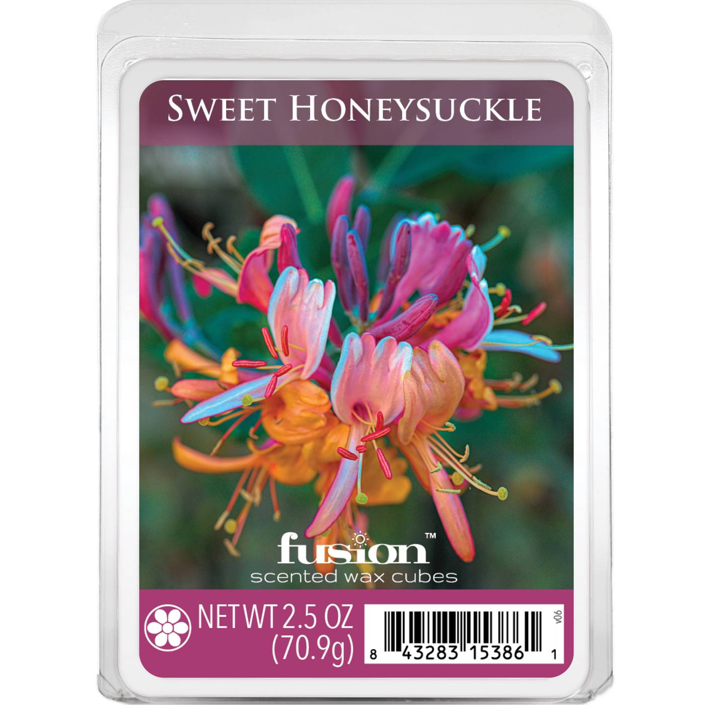 Fusion Sweet Honeysuckle Scented Wax Melt Cubes; image 1 of 2