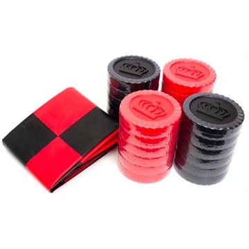 Goofy Foot Giant Checkers Game Set, 26 pc