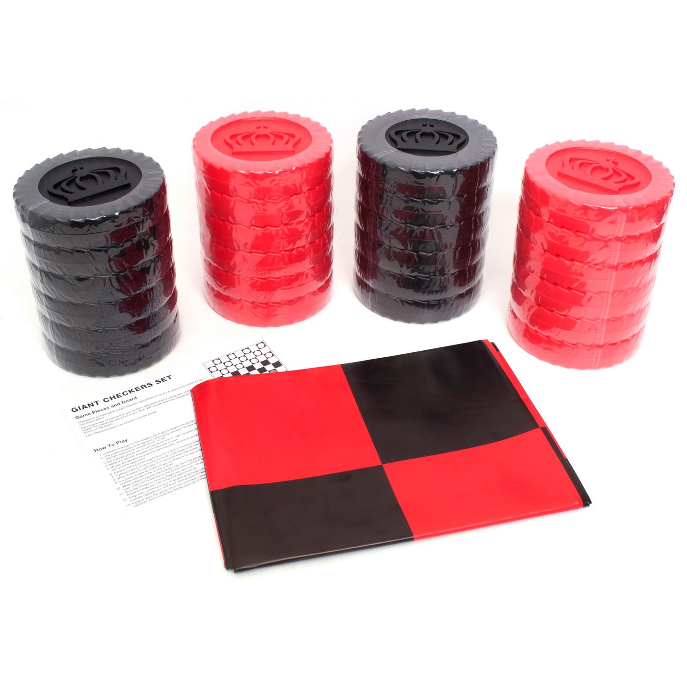 Goofy Foot Giant Checkers Game Set; image 3 of 3