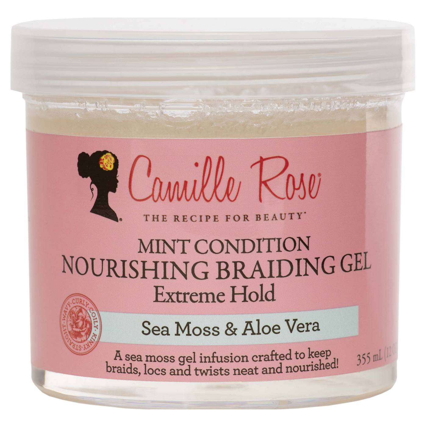 Camille Rose Mint Condition Nourishing Braiding Gel - Sea Moss & Aloe Vera; image 1 of 2