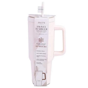 Brooklyn Steel Co. Swivel Straw Tumbler - White, 40 oz
