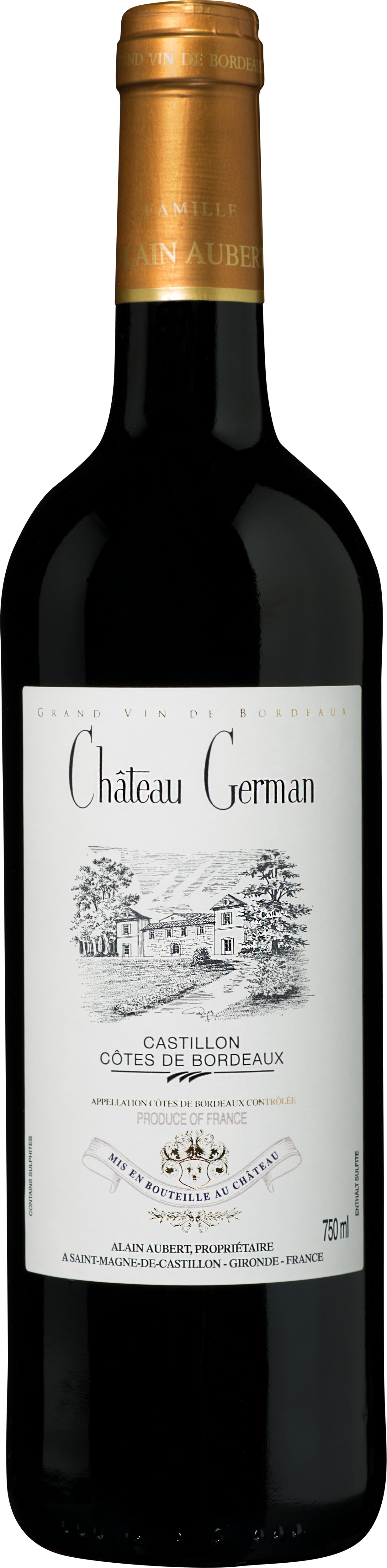 Château German AOC Castillon Côtes de Bordeaux 