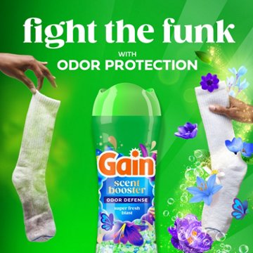 Gain Odor Defense In-wash Scent Booster Beads, Super Fresh Blast Scent