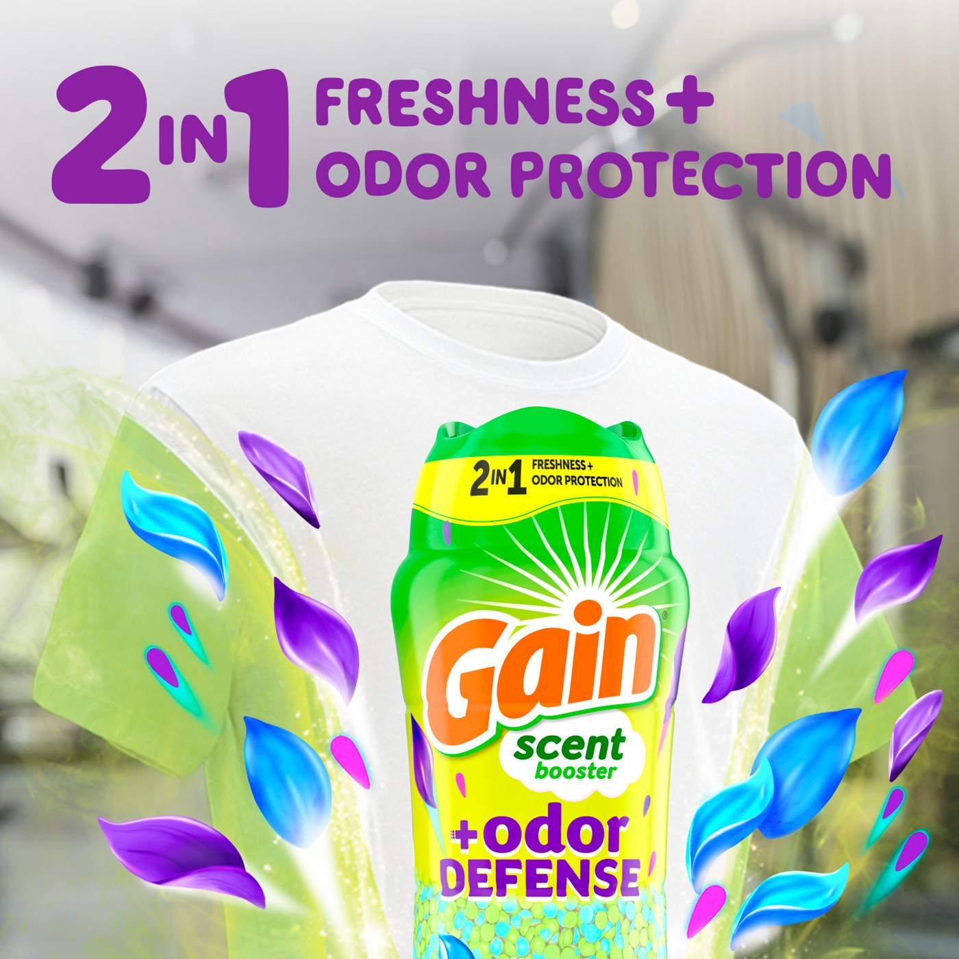 Gain Odor Defense In-wash Scent Booster Beads, Super Fresh Blast Scent; image 8 of 19