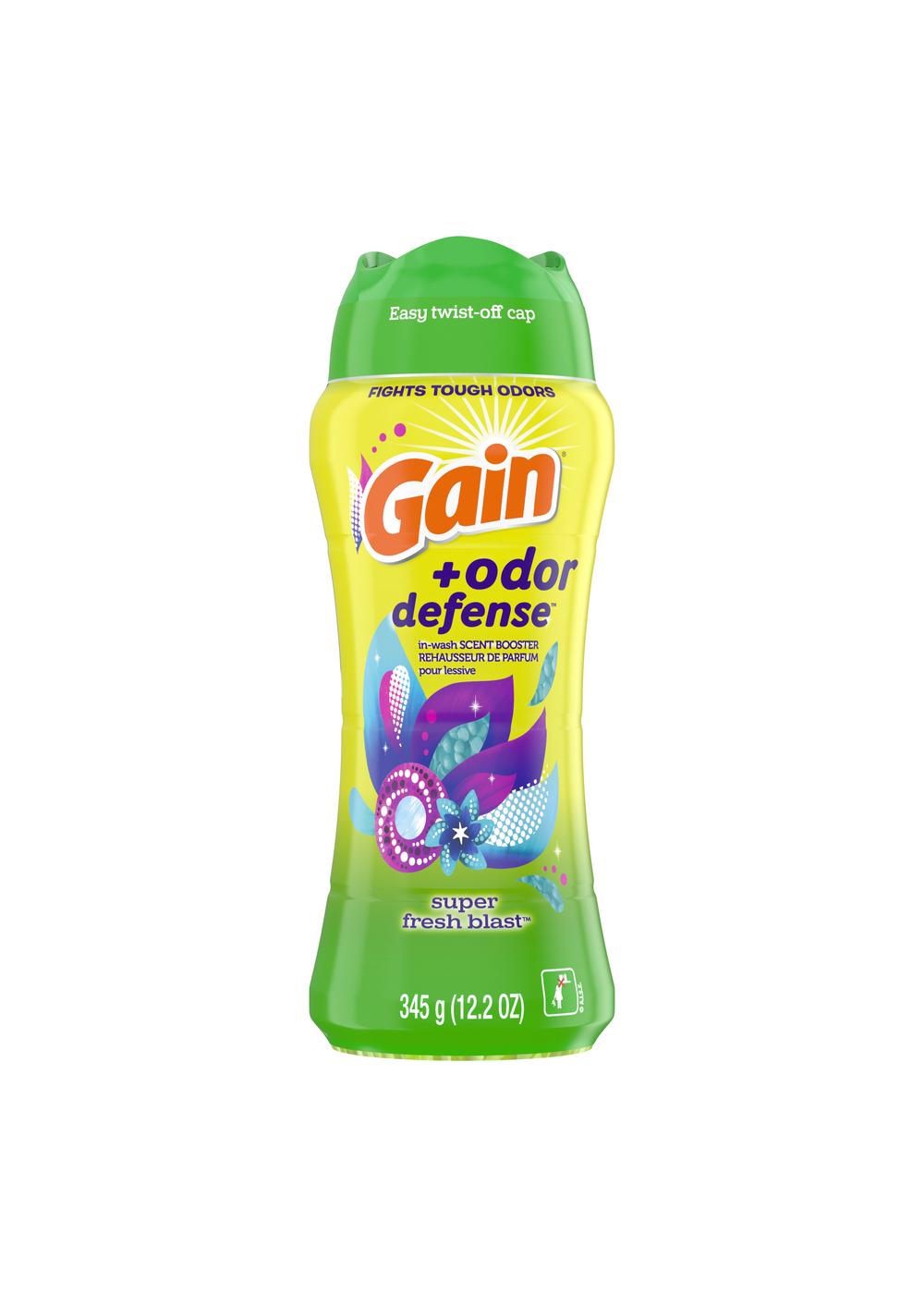 Gain Odor Defense In-wash Scent Booster Beads, Super Fresh Blast Scent; image 1 of 19