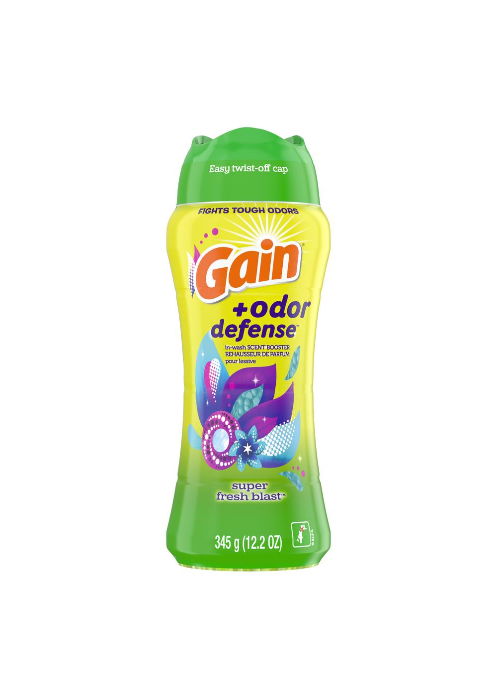 Gain +Odor Defense In-Wash Scent Booster Beads - Super Fresh Blast; image 1 of 2