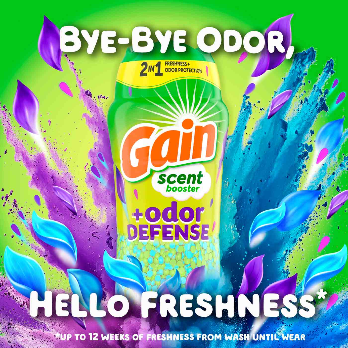 Gain Odor Defense In-wash Scent Booster Beads, Super Fresh Blast Scent; image 15 of 19