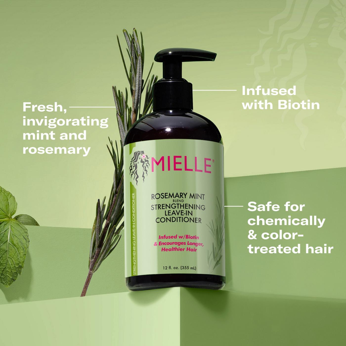 Mielle Rosemary Mint Leave-In Strengthening Conditioner; image 7 of 10