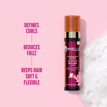 Mielle Pomegranate & Honey Curl Defining Mousse with Hold - 7.5 fl. oz