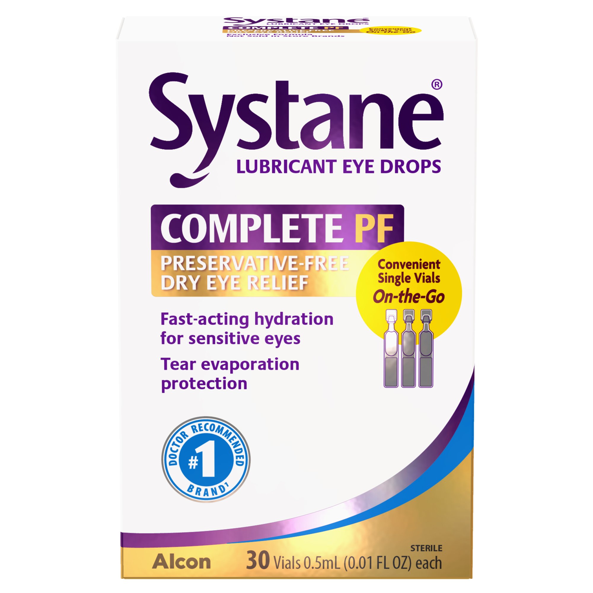 Systane Complete Pf Dry Lubricant Eye Drop Vials Shop Eye Drops And Lubricants At H E B 9792