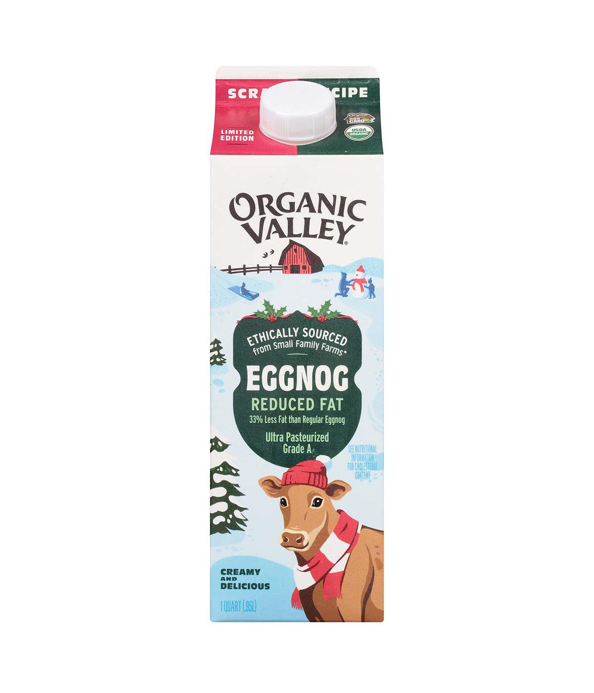 Organic Valley Reduced Fat Eggnog ; image 1 of 5