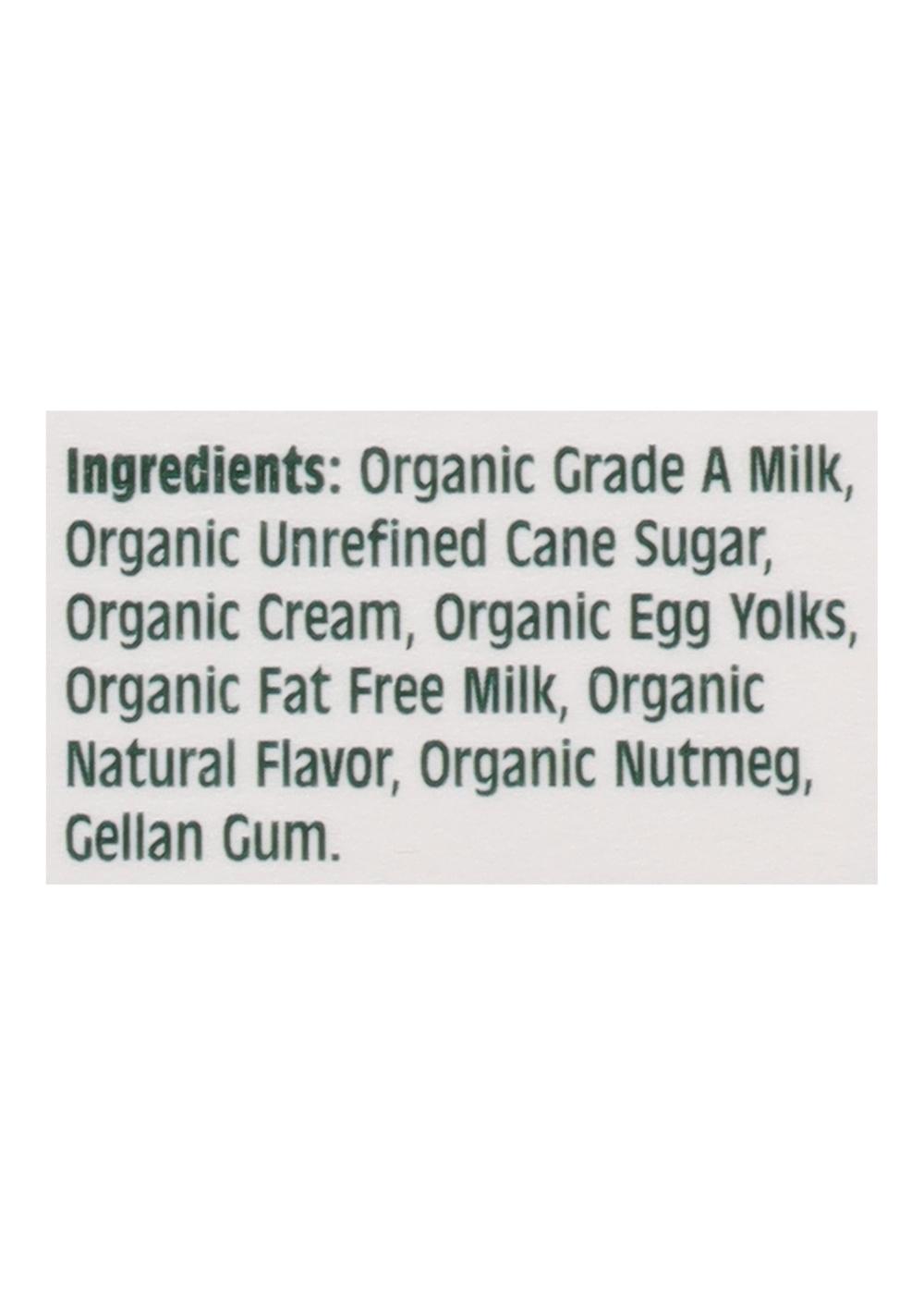 Organic Valley Reduced Fat Eggnog ; image 4 of 5