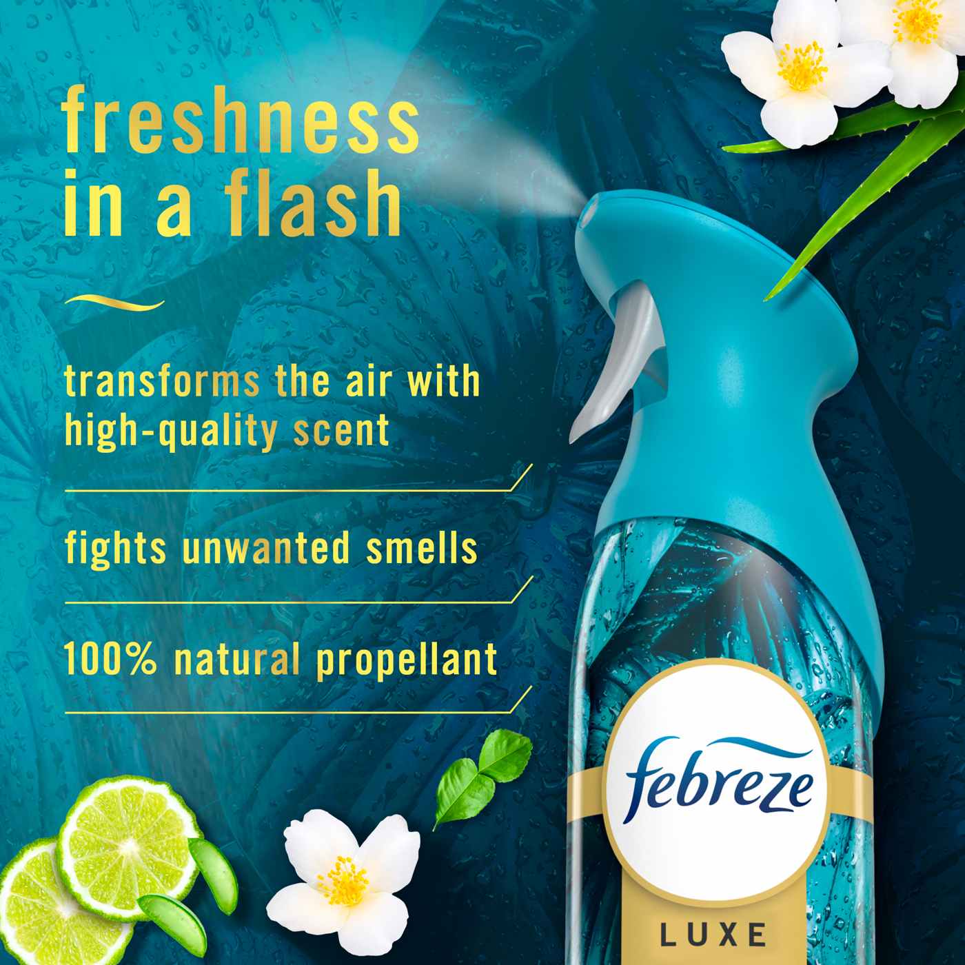 Febreze Luxe Air Freshener Odor-Fighting Room Spray - Rainforest; image 5 of 7