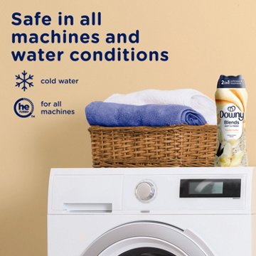 Downy Blends In-Wash Laundry Scent Booster Beads, Toasted Vanilla Scent, 24.5 oz