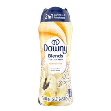 Downy Blends In-Wash Laundry Scent Booster Beads, Toasted Vanilla Scent, 24.5 oz